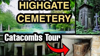 Exploring Highgate Cemetery Catacombs Tour [upl. by Gnaoh]