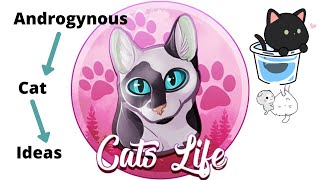 Roblox  Cats Life  Androgynous Cat Ideas [upl. by Magas]