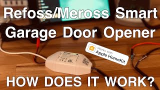 Refoss Homekit Garage door opener bench demo [upl. by Lokim]