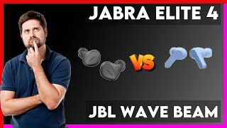 Jabra Elite 4 vs JBL Wave Beam Comparison [upl. by Anaile805]