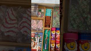 Christmas Movie Drawer🎅🏼🎬 christmas snacks candy movienight asmr restock viral short fyp [upl. by Eirena]