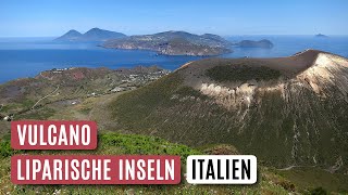 🇮🇹 Liparische Inseln • Vulcano • Wandern vor der Küste Siziliens in Italien [upl. by Etteinotna]