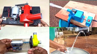 4 Awesome DIY Ideas to Make Water Pump from PVC amp 775 Motor [upl. by Foushee677]