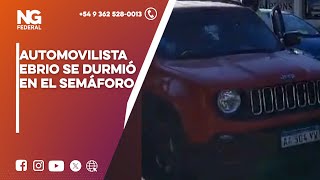 NGFEDERAL AUTOMOVILISTA EBRIO SE DURMIÓ EN EL SEMÁFORO [upl. by Donoghue]