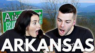 Brits React to Arkansas Tourism Board Video [upl. by Ocsinarf]