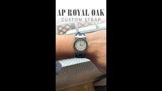 Design a Bespoke Leather Strap Compatible Royal Oak in Just 7 Minutes  Handmade Watch Strap [upl. by Accber]