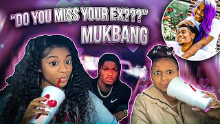 DO YOU MISS YOUR EX MUKBANG W TRAYMFBILLS amp KAYCHELLED [upl. by Neeruan]