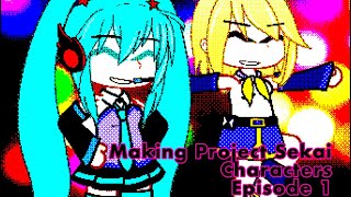 Making Project Sekai Characters 💥🩷 Episode 1 [upl. by Adnolaj603]