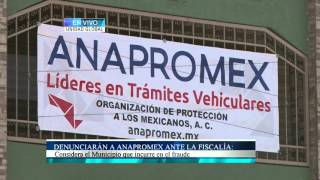 Denunciarán a anapromex ante la fiscalía [upl. by Servetnick958]