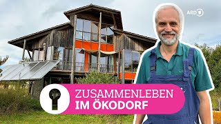 Nachhaltigkeit amp Hausbau Jürgens selbstgebautes Holzhaus im Ökodorf Sieben Linden  ARD Room Tour [upl. by Wetzel257]