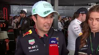 Sergio Perez Post Race Interview  Is this his Last Mexican Grand Prix 2024 f1 [upl. by Olram]