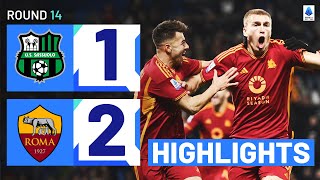 SASSUOLOROMA 12  HIGHLIGHTS  Roma turn the game on its head  Serie A 202324 [upl. by Anolahs124]