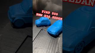 Painting FIAT 500 and BMW E36 SEDAN  Part 1  halloween shorts [upl. by Malinda]