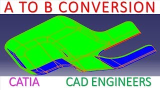 36 A to B conversion in catia V5 [upl. by Zennie]