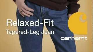 B17 Carhartt Relaxed Fit Tapered Leg Jean [upl. by Aiekahs660]