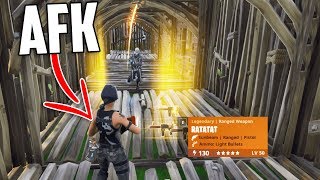 Going AFK While Trading NEW 130 RATATAT Season 6 Gun  Fortnite Save The World [upl. by Irita]