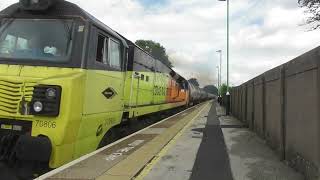 Freight trains at Tamworth 15th September 2023 [upl. by Elah]