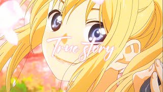 True story ArianaGrande AMV sped up lyrics [upl. by Willy]