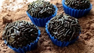 Brigadeiros  Brazilian Chocolate Bonbons Recipe  CookingWithAlia  Episode 306 [upl. by Holli]