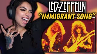 I COULDNT STOP DANCING  Led Zeppelin  quotImmigrant Songquot FIRST TIME REACTION [upl. by Suollecram]