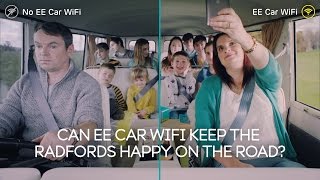 Britain’s biggest family drive on with EE Car WiFi [upl. by Kelwen]