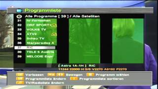 Videoanleitung zum Empfang von ORF SPORT  via Satellit [upl. by Marlo]