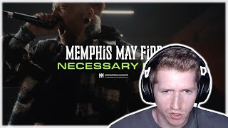 Chris REACTS to Memphis May Fire  Necessary Evil [upl. by Retsel]