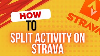 How to split activity on Strava Step By Step 2024 [upl. by Haram]