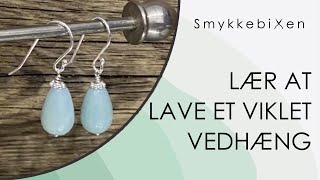 Vikleteknik  Lav vedhæng til smykker  DIY smykker [upl. by Catherina]