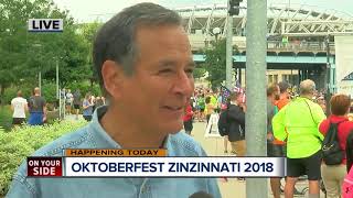 Hudepohl 14K7K Brewery Run kicks off Oktoberfest festivities Saturday [upl. by Ayot]