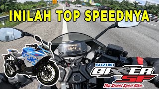 TOP SPEED SUZUKI GIXXER SF 250 [upl. by Angelita]