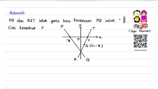 Matematik Tingkatan 3  Persamaan Garis Lurus [upl. by Trefler163]