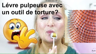 Lèvre pulpeuse avec un outil de torture  Dermaroller    MijoBeauté [upl. by Khoury475]