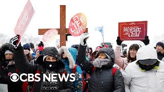 Thousands of antiabortion rights activists expected at annual March for Life rally [upl. by Julie]