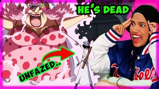 the manliest man in wholecake island BROOK VS BIG MOM🔴 One Piece Episode 818 819 amp 820 Reaction [upl. by Adnowat746]