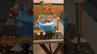 Amazing cake With Rainbows 😍😀shortvideo ytshorts shorts [upl. by Aneloaup741]