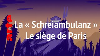 La « Schreiambulanz »  Le siège de Paris  Karambolage  ARTE [upl. by Esinaj]