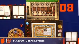 Scriptorium — game preview at FIJ 2020 in Cannes [upl. by Ilujna]