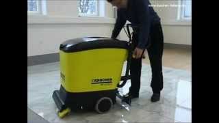 Поломоечная машина Karcher BR 4025 C [upl. by Erena]