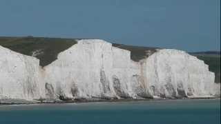 Belle tout Birling Gap Seven Sisters Cliffs from Hope Gap Seaford ESussex 170812  300 pm [upl. by Anelra355]