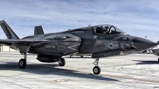 Marine Corps F35B Fighter Jets • Mountain Home Idaho 2022 [upl. by Okire]