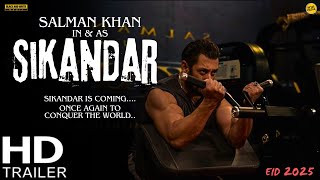 SIKANDAR  Official Trailer  Salman Khan  AR Murugadoss  Sikandar Movie Trailer  Eid 2025 [upl. by Ahsyekat]