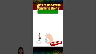 Types of Non Verbal Communication [upl. by Odlabso]