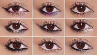 How To 9 Different Eyeliner Styles in LOWER LASH LINE  Easy Beginner Friendly Tutorial [upl. by Anairol]