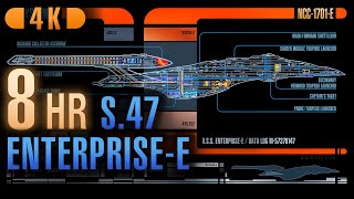 System47 EnterpriseE Schematics • 8Hour Loop in 4K from ver 2501 [upl. by Amri654]