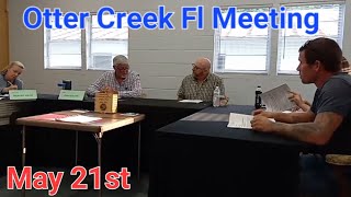 The Whole Otter Creek Fl Meeting May 21st MrDon amp Jeremy Get Into Argument amp Don Walks Out [upl. by Aikahc68]