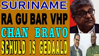 SURINAME VHP RAGHOE BAR zegt Staats Schuld is gedaald regering Santokhi Brunswijk SU NA ME 2024 [upl. by Rosenfeld]