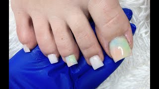 ACRYLIC TOES  How To Tutorial [upl. by Leksehc]