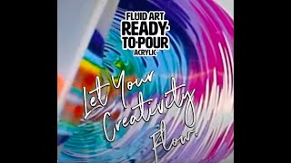 Fluid Art  DecoArt We make Paint [upl. by Golightly]