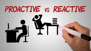 Proactive vs Reactive  Be Proactive [upl. by Itsur]